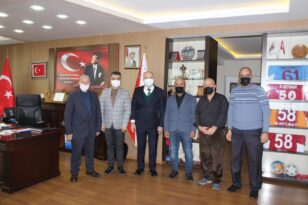 Nar belediye başkanı ve muhtarları ziyaret etti.