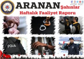 ARANAN ŞAHISLAR Haftalık Faaliyet Raporu.