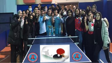 Gençler masa tenisinde Anadolu Lisesi başarısı