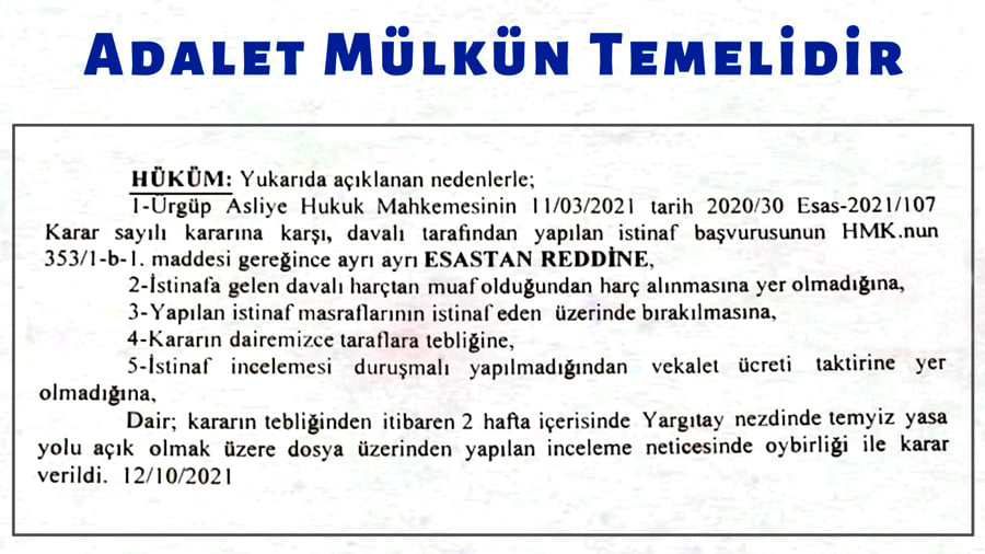 Ortahisar Belediyesinden hukuk zaferi