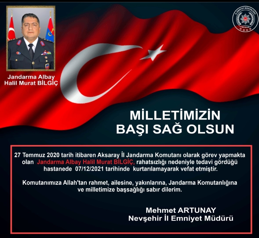 MİLLETİMİZİN BAŞI SAĞ OLSUN