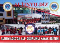 ALTINYILDIZ’DA ALP DİSİPLİNLİ KAYAK EĞİTİMİ