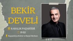 BEKİR DEVELİ NEVŞEHİR BELEDİYESİ KİTAP FUARI’NIN KONUĞU OLUYO
