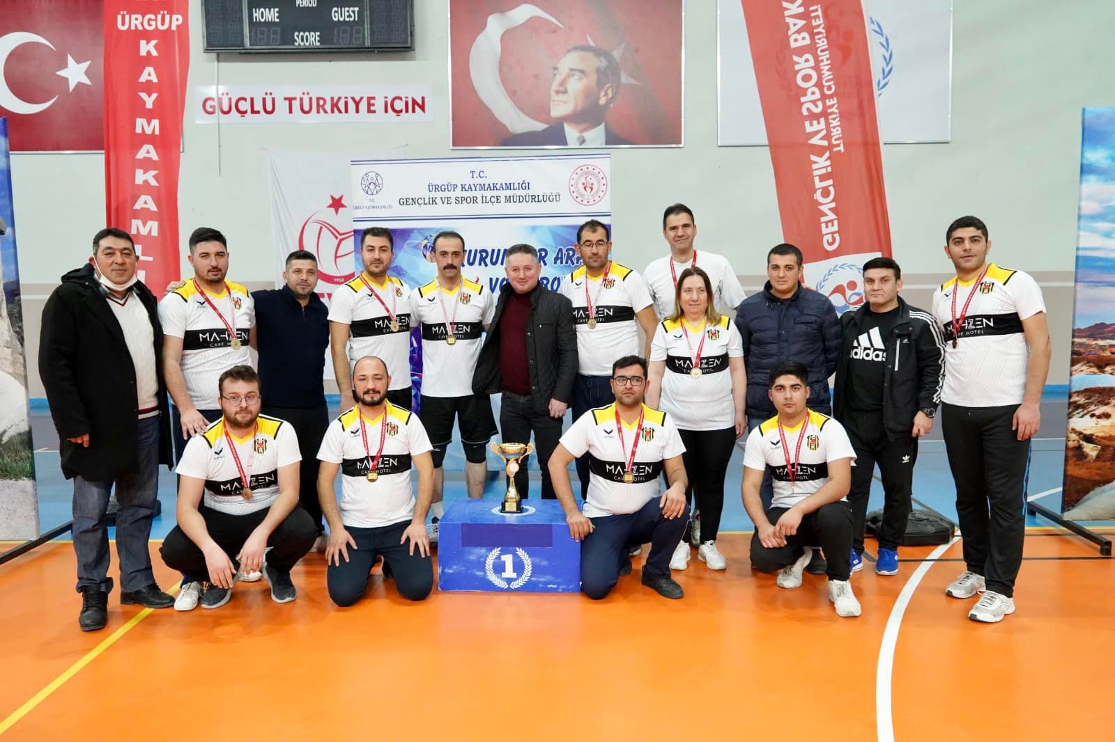 Başkan Ateş’in şampiyonluk sevinci