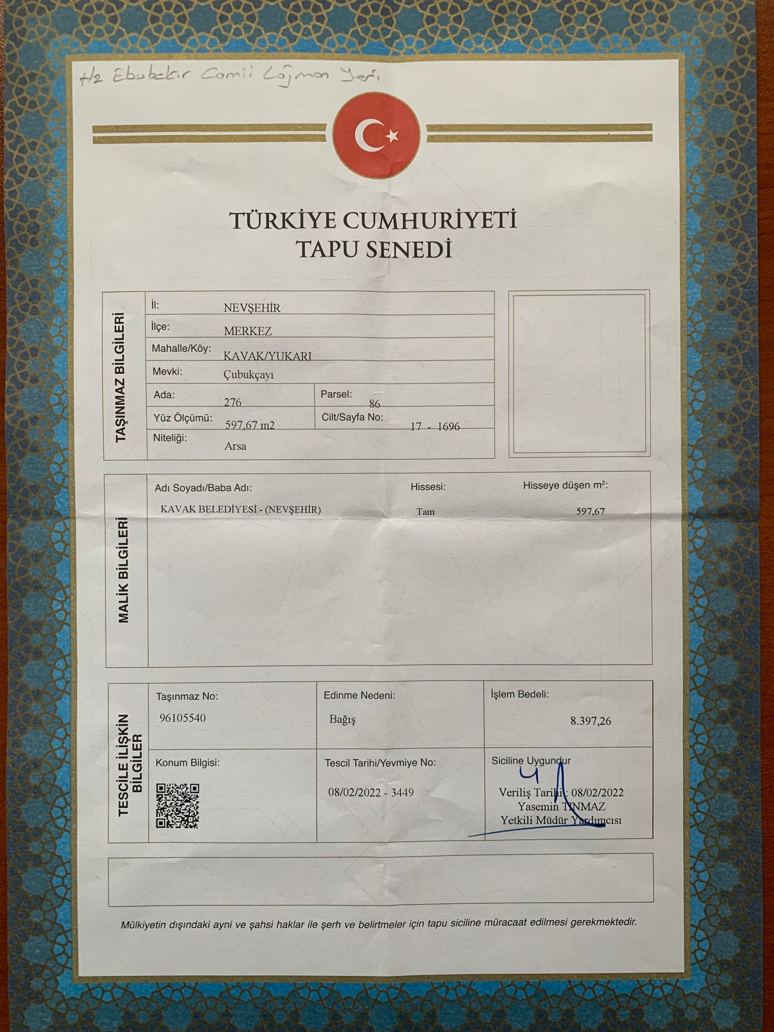 Başkan Bağcı’dan hayırseverlere teşekkür