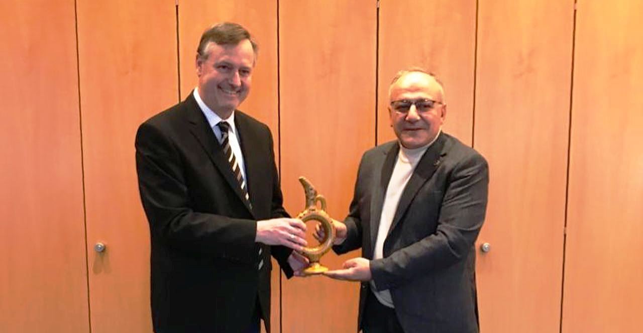 Başkan Aksoy’dan Oberndörfer’e ziyaret