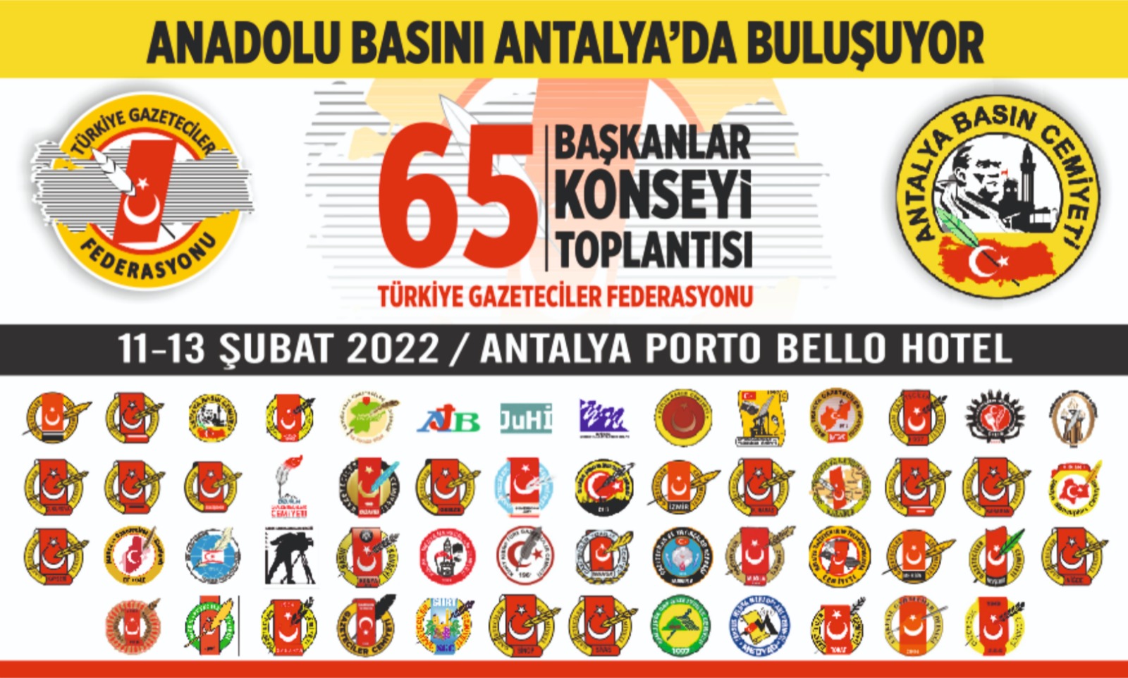 ANADOLU BASINI ANTALYA’DA BULUŞUYOR