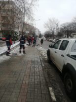 Belediye ekiplerinin kar – buz mücadelesi sürüyor