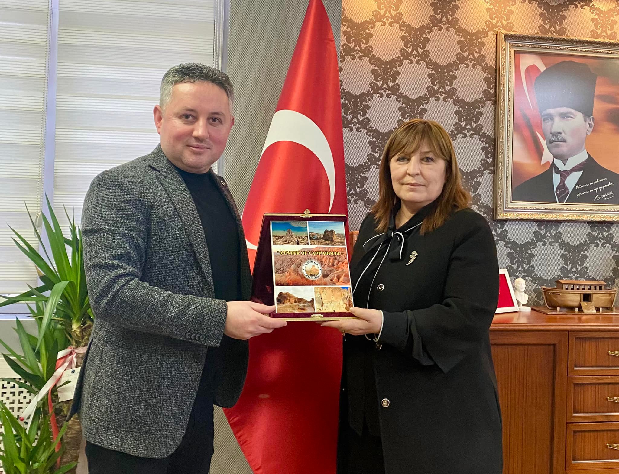 Başkan Ateş’ten Genel Müdür Şener’e ziyaret  