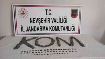 Nevşehir’de bin 741 sikke ele geçirildi