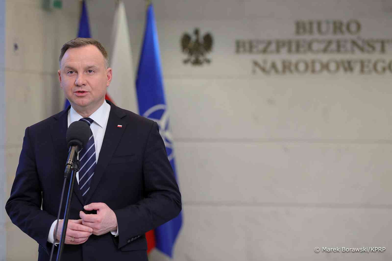 Polonya Devlet Başkanı Duda: “Ukrayna’nın yanındayız”