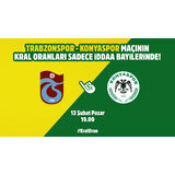 Trabzonspor- Konyaspor maçının Kral Oranlar’ı sadece iddaa bayilerinde