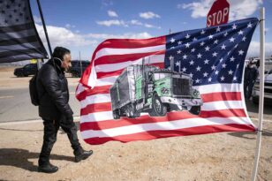 Washington DC’de kamyoncuların protestosuna karşı 700 Ulusal Muhafız görevlendirildi
