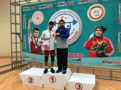 NEVŞEHİR BELEDİYESİ GENÇLİK VE SPOR KULÜBÜ SPORCUSU ERAY ÇAYLAK TÜRKİYE ŞAMPİYONU