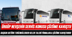 Müjdeyi Başkan Aktürk verdi: “Şehirlerarası otobüsler 1 Mart itibarıyla Ürgüp’e bilet satacak”