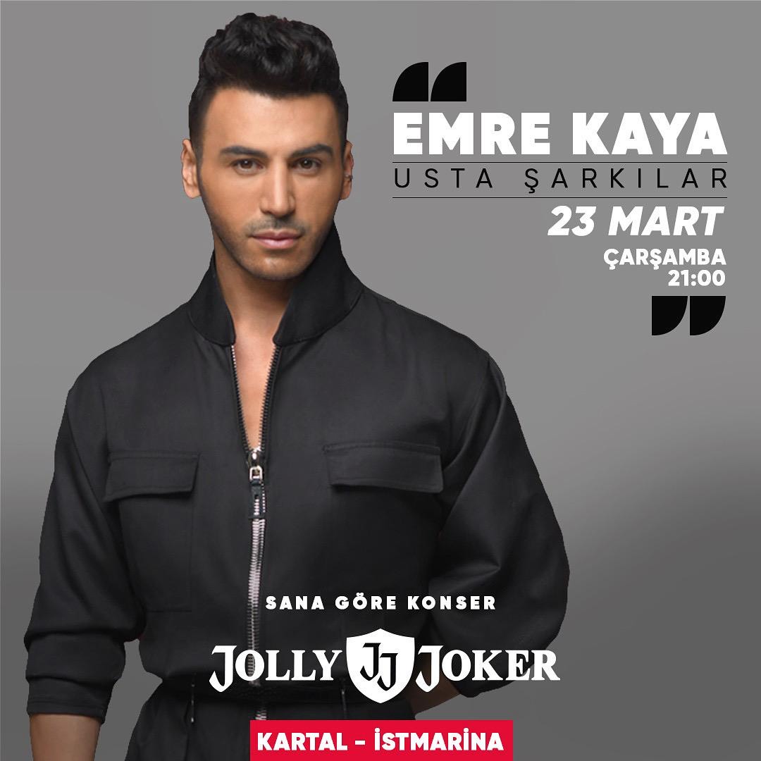 Emre Kaya, “Usta Şarkılar” ile Jolly Joker’de