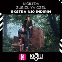 ZUBİZU üyelerine Kiğılı’dan 200 TL indirim fırsatı!