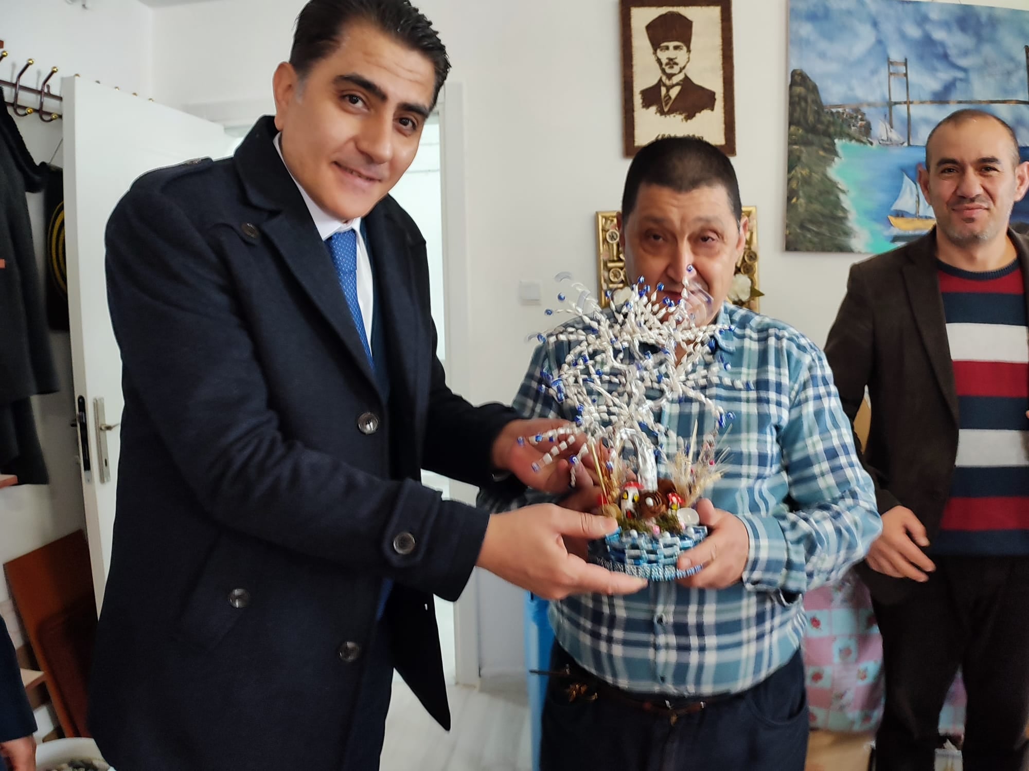 Başkan Çiftçi Gümüşkent rehabilitasyon merkezindeydi