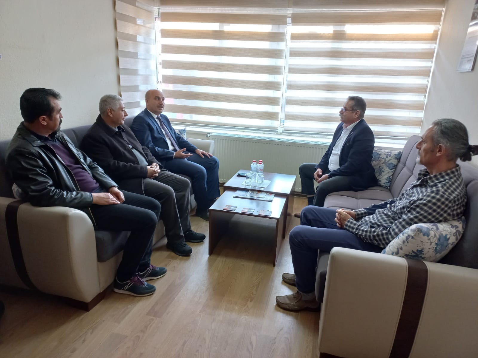 Başkan Demir MEM müdürünü ağırladı