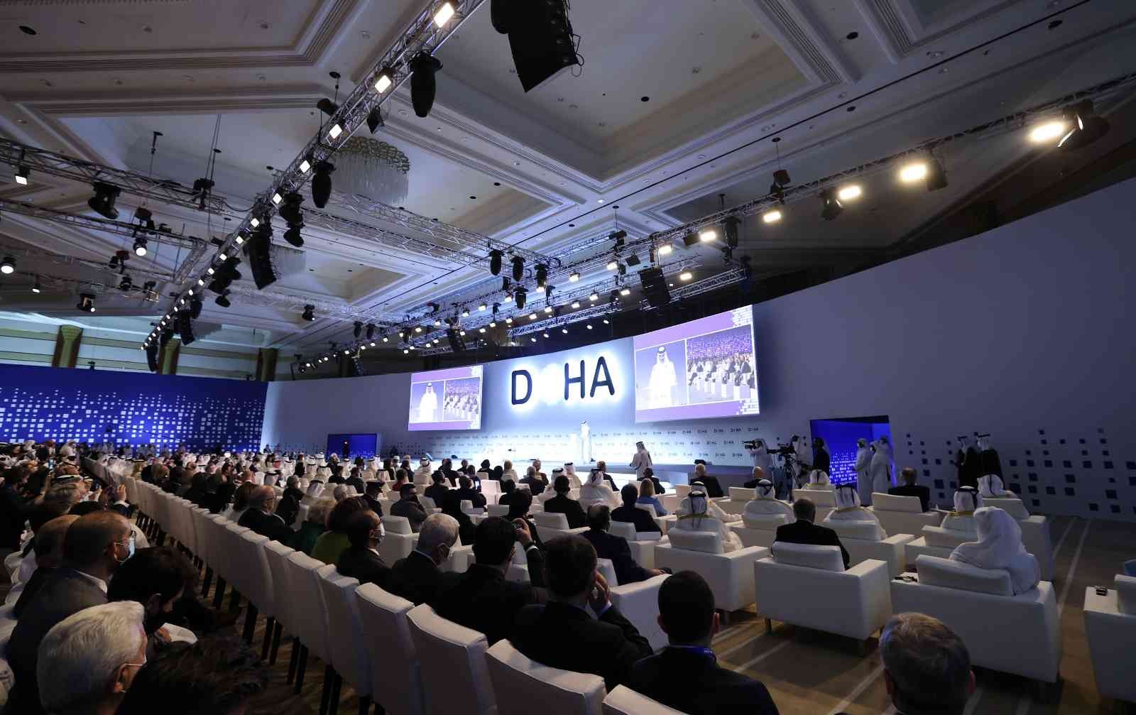 Çavuşoğlu ve Akar, Doha Forumunun açılış oturumuna katıldı