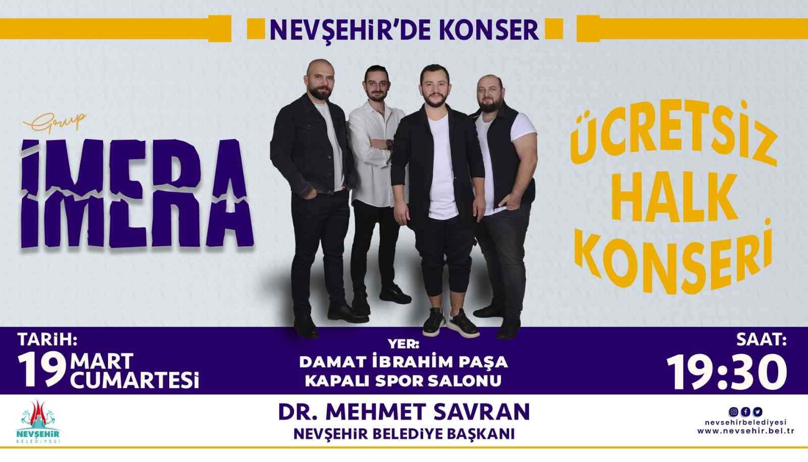 Grup İmera Nevşehir’de sahneye çıkacak