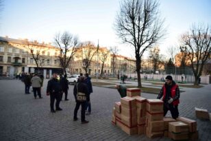 Lviv’de okul yardım merkezine dönüştürüldü