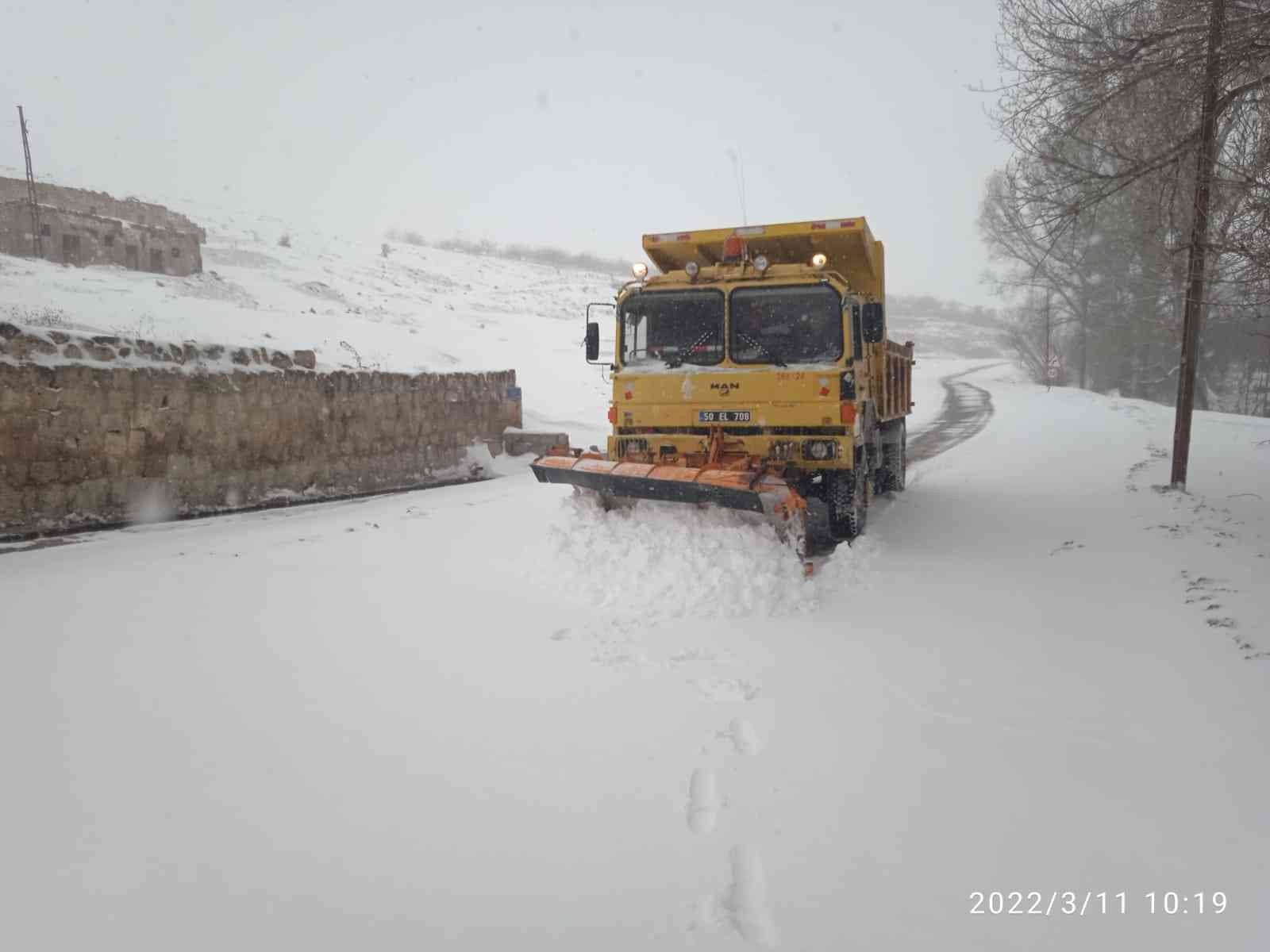 Nevşehir’de kapalı yol yok