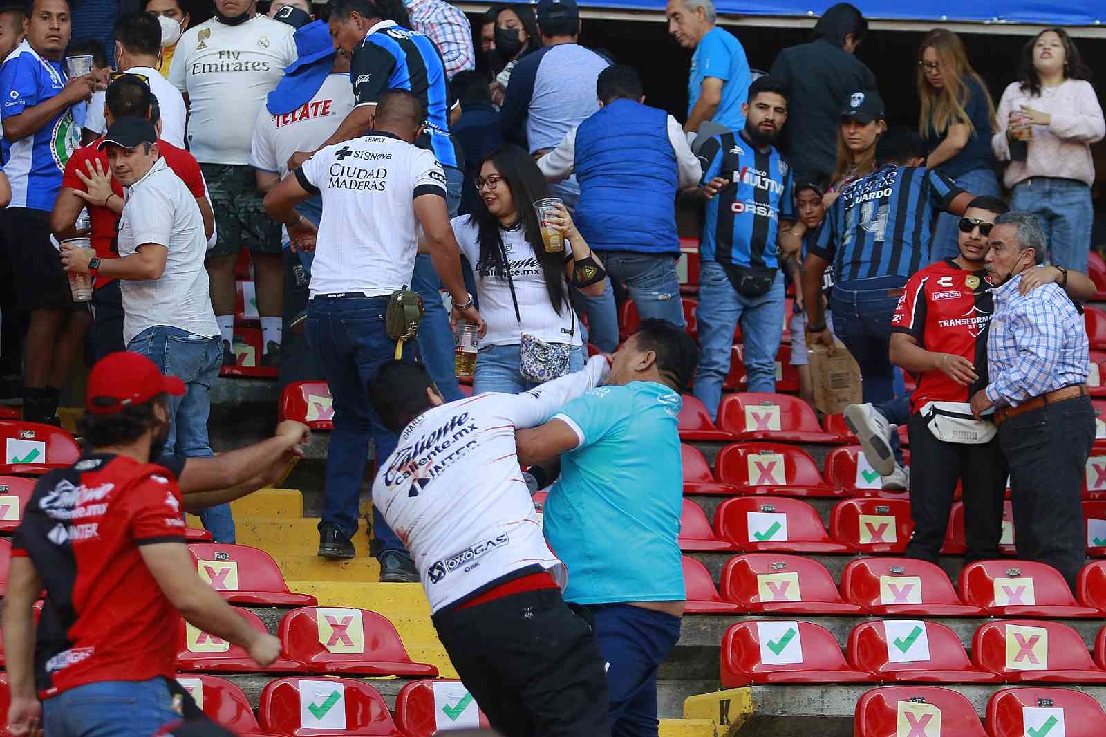 Queretaro-Atlas maçındaki kavgada can kaybı olmadığı açıklandı