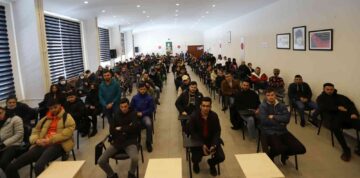 Rektör Aktekin Hacıbektaş Teknik Bilimler MYO Akademik, İdari Personeli ve Öğrencileri ile buluştu