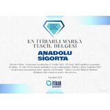 Anadolu Sigorta, “En İtibarlı Sigorta Markası” Seçildi