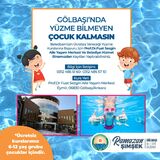 GÖLBAŞI’NIN ÇOCUKLARI MAVİYE KULAÇ ATACAK