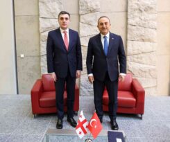 Bakan Çavuşoğlu, Gürcistanlı mevkidaşı Darchiashvili ile görüştü