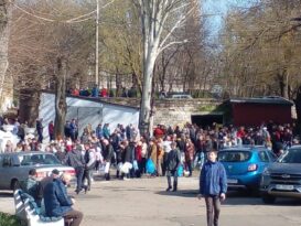 Mikolayiv’de halk su ihtiyacını nehirlerden ve akarsulardan karşılıyor