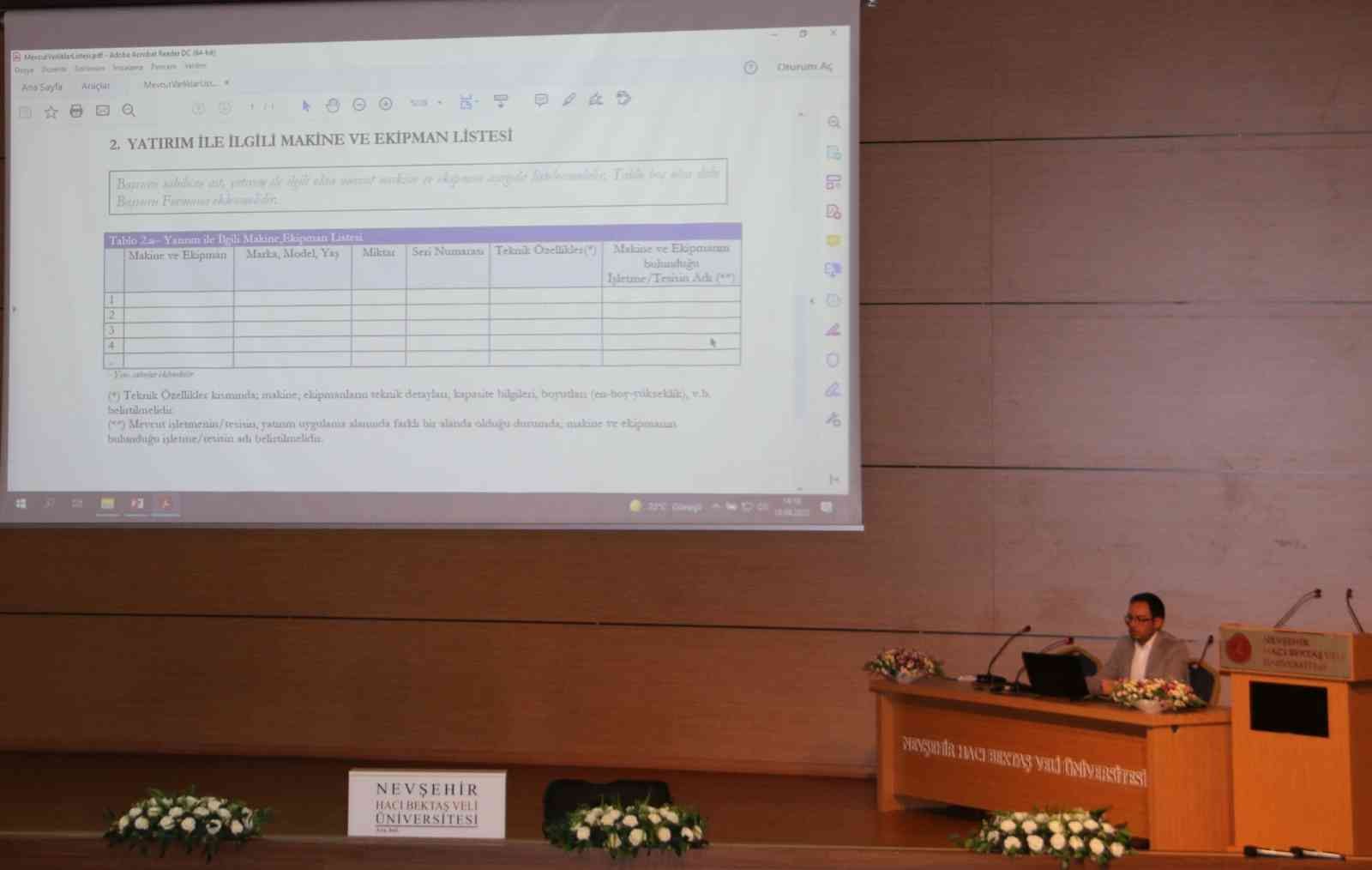 NEVÜ’de TKDK Proje Hazırlama eğitimi başladı