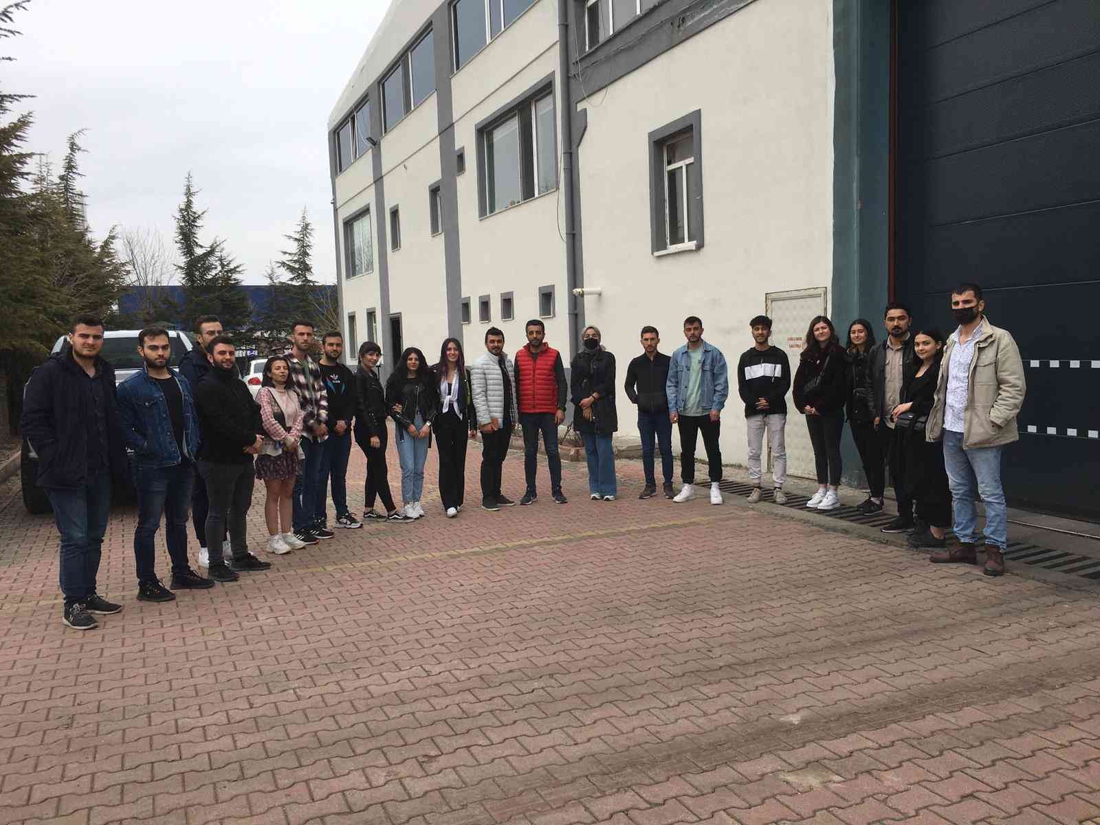 NEVÜ’lü Öğrencileri NEVPA Gıda ve OMS Makina’ya teknik gezi düzenledi