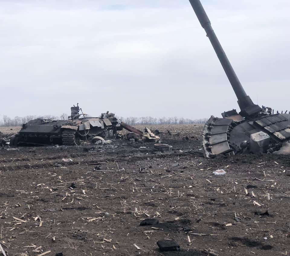 Ukrayna, Rusya’ya ait askeri araçların imha görüntülerini yayınladı