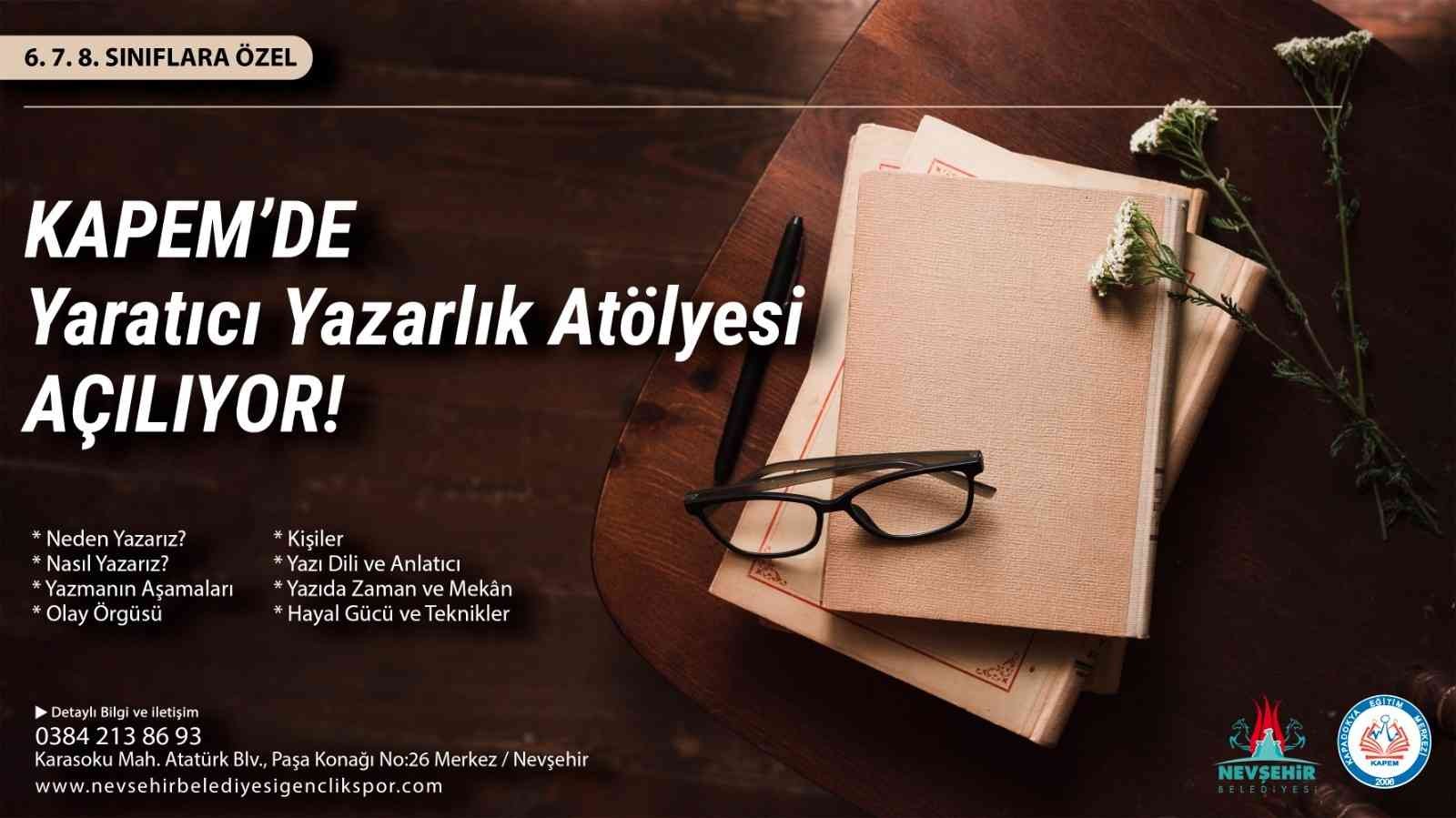 ’ Yazarlık Atölyesi’ kayıtları başladı