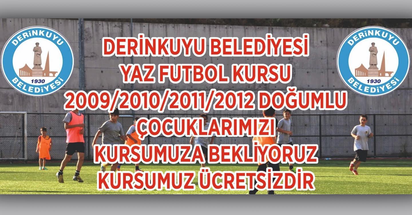 Derinkuyu’da ücretsiz yaz futbol kursu açılacak