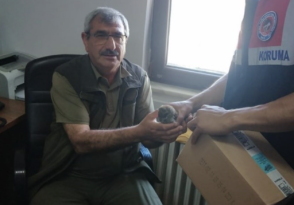 Uçhisar’da yaralı bulunan baykuş tedavi altına alındı
