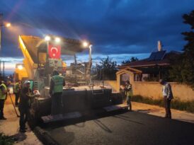 Hacıbektaş’ta asfalt harekatı