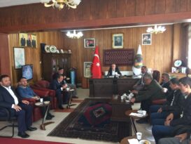 Kavak kasabasında da bayramlaşma yapıldı