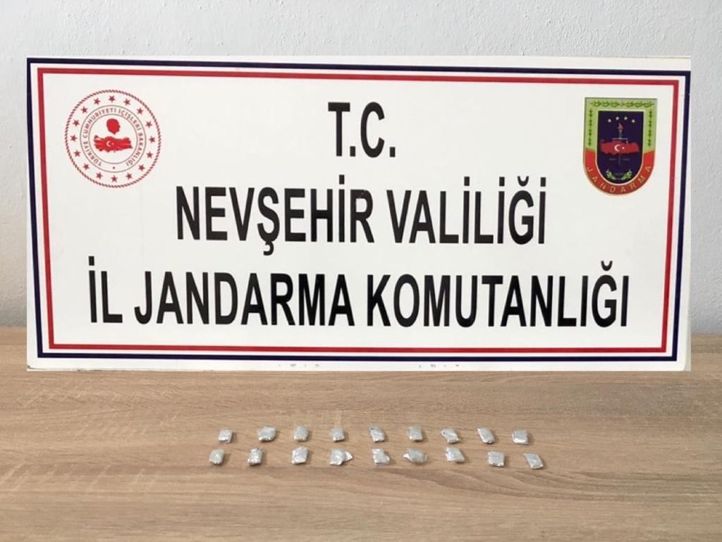 Nevşehir’de uyuşturucu operasyonunda 1 tutuklama