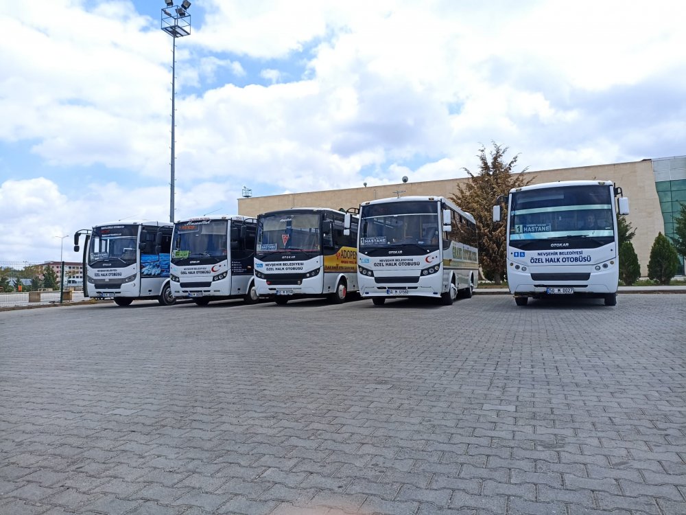 Nevşehir’de Özel Halk Otobüsleri Yenileniyor