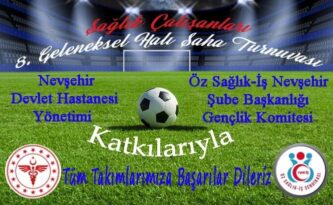 Geleneksel halı saha futbol turnuvası başlıyor
