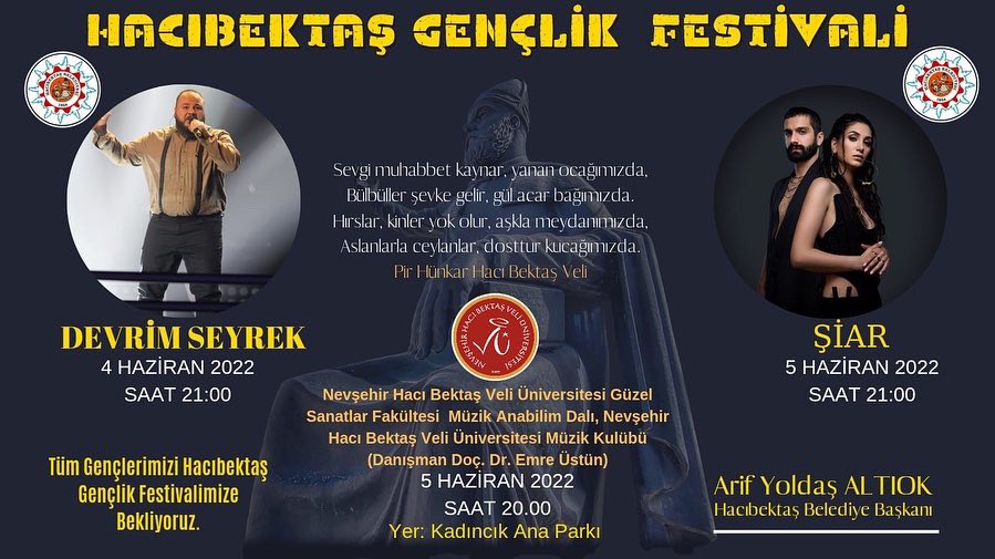 Hacıbektaş’ta gençlik festivali