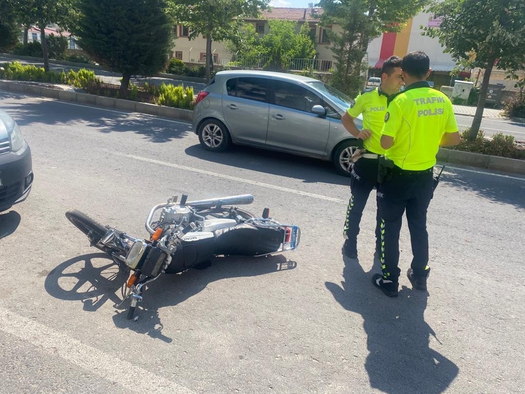 Nevşehir’de motosiklet kazası