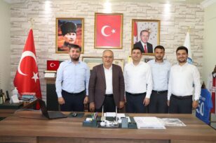 Medaş’tan Derinkuyu Belediye Başkanı Aksoy’a ziyaret
