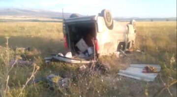 Nevşehir’de araç takla attı: 1 ölü, 4 yaralı