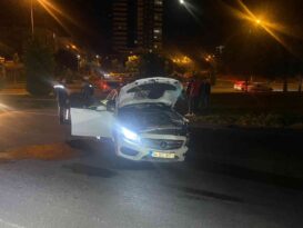 Nevşehir’de kaza yapan sürücü aracını bırakıp kaçtı