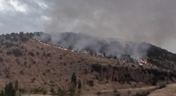 Nevşehir İcik köyünde çıkan arazi yangını 2 gün sonra söndürülebildi